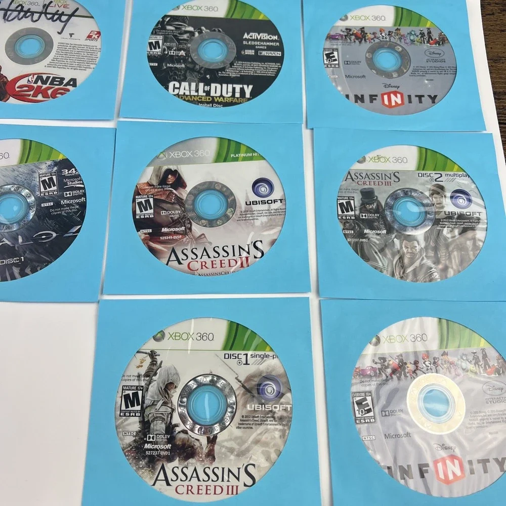 Multi Platform Loose Discs Video Game - Lot Of 50 - AS IS Untested Scratches #4